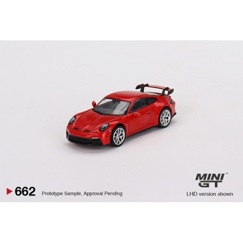 MGT00662-L - 1/64 PORSCHE 911 (992) GT3 GUARDS RED (LHD)