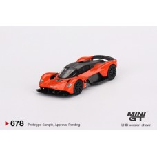 MGT00678-L - 1/64 ASTON MARTIN VALKYRIE MAXIMUM ORANGE (LHD)