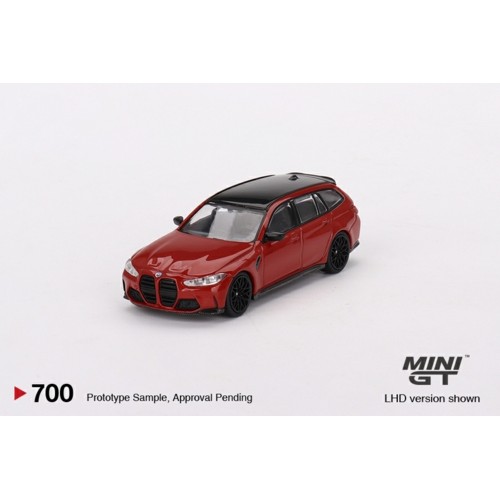 MGT00700-L - 1/64 BMW M3 COMPETITION TOURING (G81) TORONTO RED METALLIC (LHD)