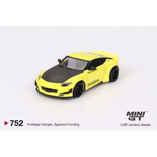 MGT00752-L - 1/64 NISSAN Z PANDEM IKAZUCHI YELLOW (LHD)