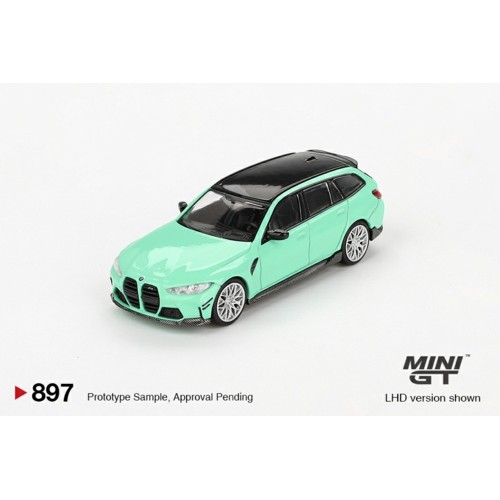 MGT00897-BL - 1/64 BMW M3 M PERFORMANCE TOURING MINT GREEN (LHD) BLISTER PACKAGING
