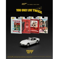MGT00915-007E - 1/64 TOYOTA 2000GT ROADSTER YOU ONLY LIVE TWICE (RHD) ENGLISH BLISTER PACKAGING