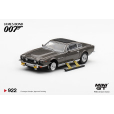 MGT00922-007E - 1/64 ASTON MARTIN V8 VANTAGE THE LIVING DAYLIGHTS WEAPONS ON (RHD) ENGLISH BLISTER PACKAGING