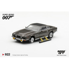MGT00922-007S - 1/64 ASTON MARTIN V8 VANTAGE THE LIVING DAYLIGHTS WEAPONS ON (RHD) SPANISH BLISTER PACKAGING