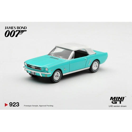 MGT00923-007J - 1/64 FORD MUSTANG CONVERTIBLE 1965 THUNDERBALL (LHD) JAPANESE BLISTER PACKAGING MGT00923-007J - 1/64 FORD MUSTANG CONVERTIBLE 1965 THUNDERBALL (LHD) JAPANESE BLISTER PACKAGING