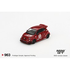 MGT00963-L - 1/64 LB-WORKS X ABAS WORKS ABARTH 595 RED (LHD)