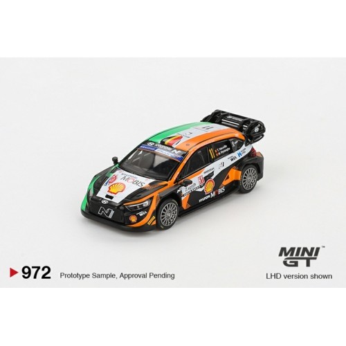 MGT00972-BL - 1/64 HYUNDAI I20 N RALLY NO.11 2023 RALLY CROATIA POWER STAGE WINNER (LHD) BLISTER PACKAGING