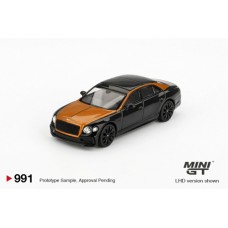 MGT00991-L - 1/64 BENTLEY FLYING SPUR ORANGE FLAME/ONYX (LHD)