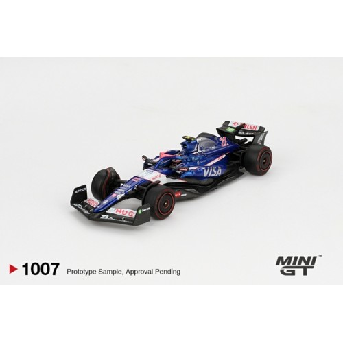 MGT01007-BL - 1/64 RB VCARB 01 NO.22 YUKI TSUNODA 2024 F1 2024 BAHRAIN GP BLISTER PACKAGING