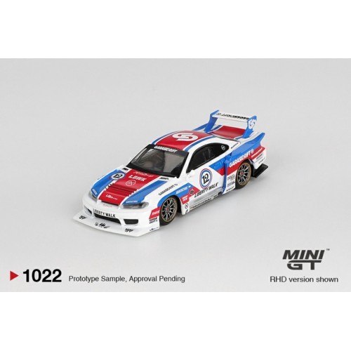 MGT01022-R - 1/64 NISSAN LB-SUPER SILHOUETTE S15 SILVIA GARASIDRIFT X LBWK 2025 (RHD)
