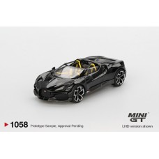 MGT01058-BL - 1/64 BUGATTI W16 MISTRAL BLACK (LHD) BLISTER PACKAGING