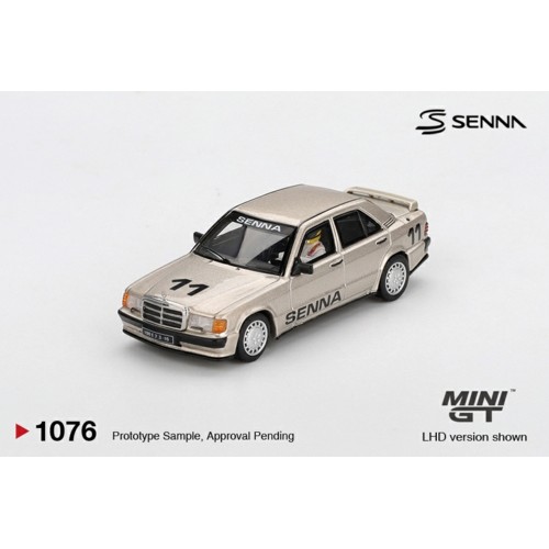 MGT01076-L - 1/64 MERCEDES-BENZ 190 E 2.3-16 NO.11 AYRTON SENNA 1984 NURBURGRING RACE OF CHAMPIONS WITH FIGURE (LHD)