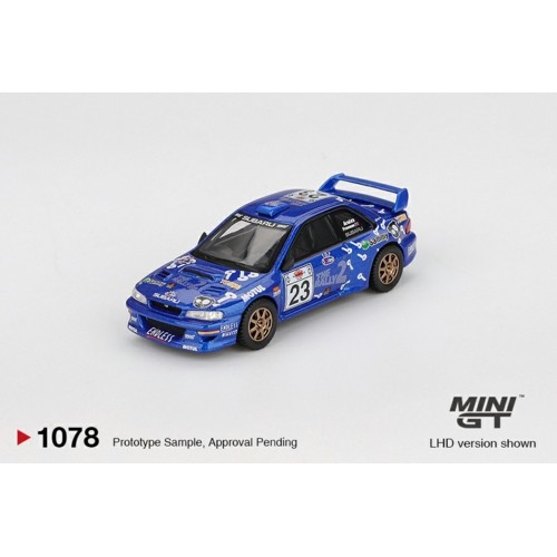 MGT01078-BL - 1/64 SUBARU IMPREZA WRC99 NO.23 2000 ACROPOLIS RALLY (LHD) BLISTER PACKAGING