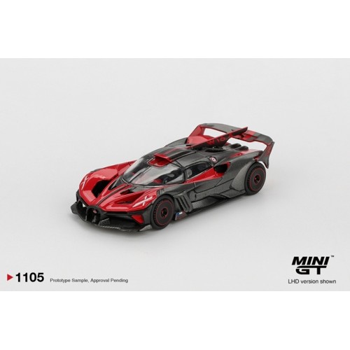 MGT01105-BL - 1/64 BUGATTI BOLIDE RED (LHD) BLISTER PACKAGING