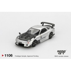 MGT01106-L - 1/64 MAZDA RX-7 RE-AMEMIYA SILVER METALLIC (LHD)
