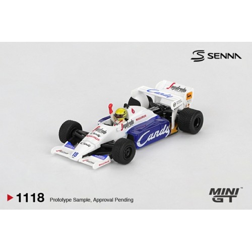 MGT01118-L - 1/64 TOLEMAN TG184 NO.19 AYRTON SENNA 1984 MONACO GRAND PRIX 2ND PLACE (LHD)