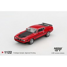 MGT01122-BL - 1/64 FORD MUSTANG MACH1 1971 RACE RED (LHD)