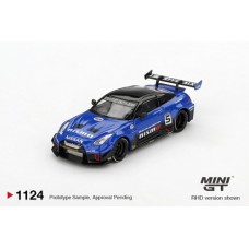 MGT01124-L - 1/64 LB-SILHOUETTE WORKS GT NISSAN 35GT-RR VER.2 BLUE (LHD)