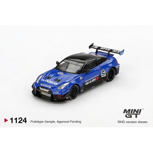 MGT01124-R - 1/64 LB-SILHOUETTE WORKS GT NISSAN 35GT-RR VER.2 BLUE (RHD) MGT01124-R - 1/64 LB-SILHOUETTE WORKS GT NISSAN 35GT-RR VER.2 BLUE (RHD)
