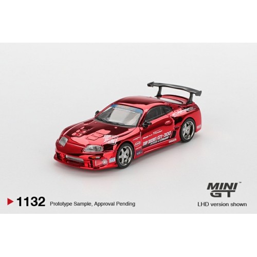MGT01132-R - 1/64 TOYOTA SUPRE (A80) TOP SECRET GT-300 TOP SECRET RED CHROME (RHD)