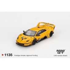 MGT01135-R - 1/64 LB-SILHOUETTE WORKS MURCIELAGO GT EVO YELLOW (RHD)