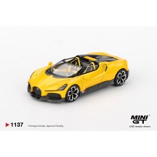 MGT01137-L - 1/64 BUGATTI W16 MISTRAL YELLOW (LHD)