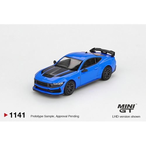 MGT01141-BL - 1/64 FORD MUSTANG DARK HORSE 2024 GRABBER BLUE (LHD) BLISTER PACKAGING