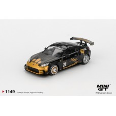 MGT01149-BL - 1/64 TOYOTA GR86 LB NATION BLACK/GOLD (RHD) BLISTER PACKAGING