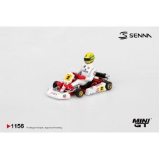 MGT01156-BL - 1/64 SENNA KART NO.2 AYRTON SENNA DA SILVA 1993 MASTERS OF PARIS-BERCY BLISTER PACKAGING