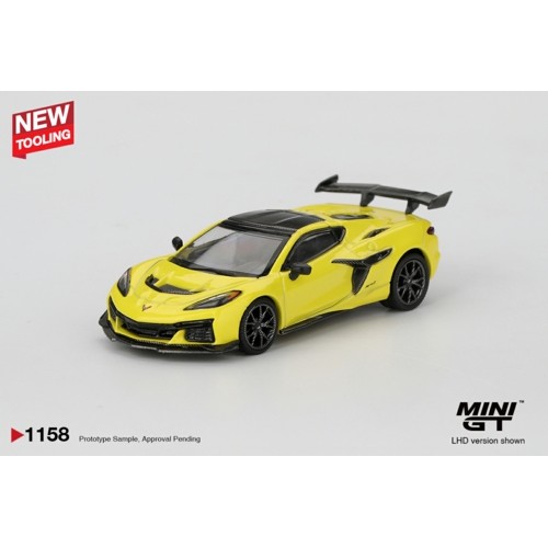 MGT01158-L - 1/64 CHEVROLET CORVETTE ZR1 ACCELERATE YELLOW (LHD)