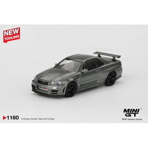 MGT01160-R - 1/64 NISSAN SKYLINE GT-R DARK METAL GREY (NISMO BNR34 CRS VERSION) (RHD)
