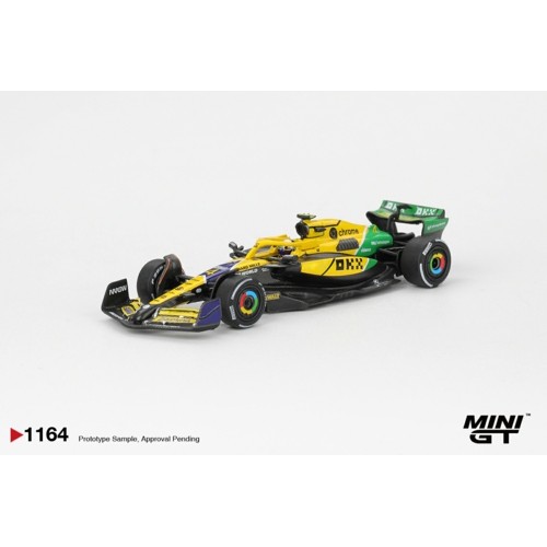 MGT01164-BL - 1/64 MCLAREN MCL38 NO.4 LANDO NORRIS 2024 F1 2024 MONACO GP BLISTER PACKAGING MGT01164-BL - 1/64 MCLAREN MCL38 NO.4 LANDO NORRIS 2024 F1 2024 MONACO GP BLISTER PACKAGING