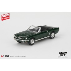 MGT01166-BL - 1/64 FORD MUSTANG CONVERTIBLE 1964 HIGHLAND GREEN (LHD) BLISTER PACKAGING