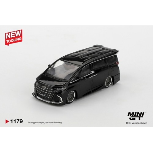 MGT01179-BL - 1/64 TOYOTA ALPHARD 40 KUHL BLACK (LHD) BLISTER PACKAGING