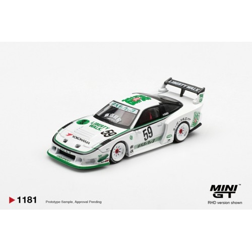 MGT01181-BL - 1/64 NISSAN LB-SUPER SILHOUETTE 180SX WHITE (RHD) BLISTER PACKAGING