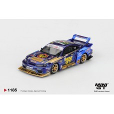 MGT01185-R - 1/64 NISSAN LB-SUPER SILHOUETTE S15 SILVIA NO.555 TEAM MINI GT LIBERTY WALK 2025 FORMULA DRIFT HALLOWEEN SPECIAL (RHD)