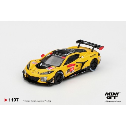 MGT01197-L - 1/64 CHEVROLET CORVETTE Z06 GT3.R NO.4 CORVETTE RACING BY PRATT MILLER MOTORSPORTS 2025 IMSA DAYTONA 24 HRS (LHD)