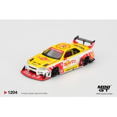 MGT01204-BL - 1/64 NISSAN LB-ER34 SUPER SILHOUETTE SKYLINE SUPPAIMAN OKINAWA (RHD) BLISTER PACKAGING