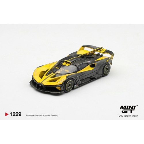 MGT01229-L - 1/64 BUGATTI BOLIDE YELLOW (LHD)