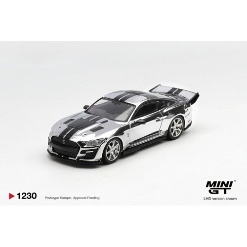 MGT01230-BL - 1/64 SHELBY GT500 DRAGON SNAKE CONCEPT CHROME SILVER (LHD) BLISTER PACKAGING MGT01230-BL - 1/64 SHELBY GT500 DRAGON SNAKE CONCEPT CHROME SILVER (LHD) BLISTER PACKAGING