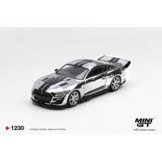 MGT01230-L - 1/64 SHELBY GT500 DRAGON SNAKE CONCEPT CHROME SILVER (LHD)