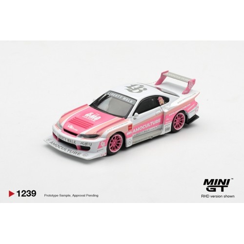 MGT01239-R - 1/64 NISSAN SILVIA (S15) LB-SUPER SILHOUETTE AMOCULTURE (RHD)