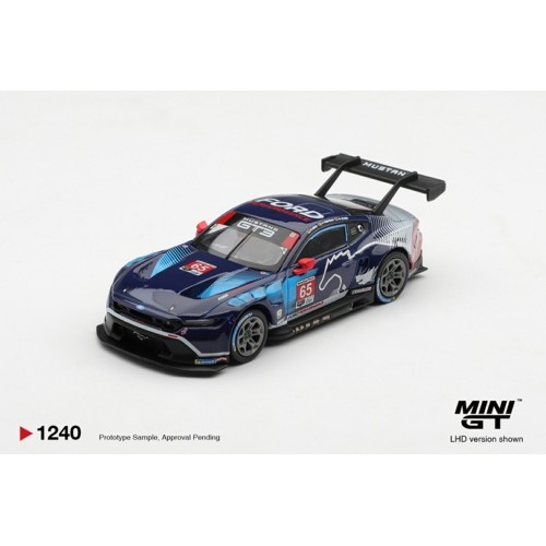 MGT01240-L - 1/64 FORD MUSTANG GT3 NO.65 FORD MULTIMATIC MOTORSPORTS 2025 IMSA DAYTONA 24 HRS WINNER (LHD)