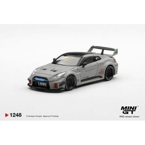 MGT01248-BL - 1/64 NISSAN LB-SILHOUETTE WORKS GT 35GT-RR VER.1 MATT GREY (LHD) BLISTER PACKAGING