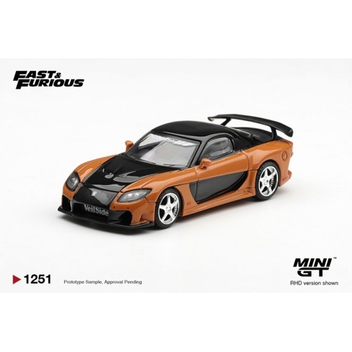 MGT01251-BL - 1/64 MAZDA RX-7 VEILSIDE FORTUNE THE FAST AND FURIOUS TOKYO DRIFT HAN SEOUL-OH (RHD) BLISTER PACKAGING