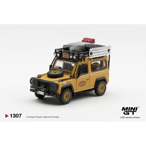 MGT01307-BL - 1/64 LAND ROVER DEFENDER 90 1985 CAMEL TROPHY BORNEO TEAM JAPAN (LHD) BLISTER PACKAGING MGT01307-BL - 1/64 LAND ROVER DEFENDER 90 1985 CAMEL TROPHY BORNEO TEAM JAPAN (LHD) BLISTER PACKAGING