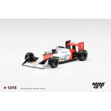 MGT01315-BL - 1/64 MCLAREN MP4/4 NO.11 ALAIN PROST 1988 CANADIAN GRAND PRIX 2ND PLACE BLISTER PACKAGING