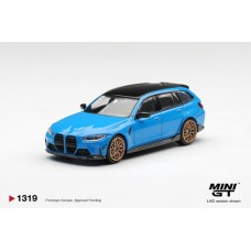 MGT01319-R - 1/64 BMW M3 M PERFORMANCE TOURING RIVIERA BLUE (RHD)