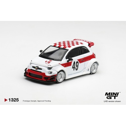 MGT01325-BL - 1/64 ABARTH 595 LB-WORKS X ABAS WORKS 1000 TC TRIBUTE (LHD) BLISTER PACKAGING