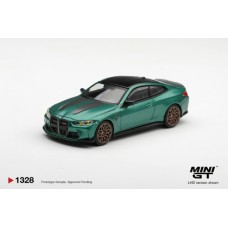 MGT01328-R - 1/64 BMW M4 CS FROZEN ISLE OF MAN GREEN METALLIC (RHD)